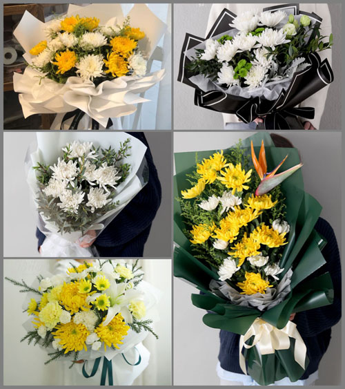 江苏南通海门市悦来镇白事花束代送